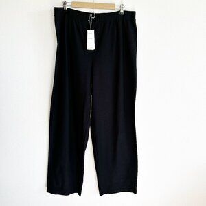 NWT Eileen Fisher Black Dress Pants